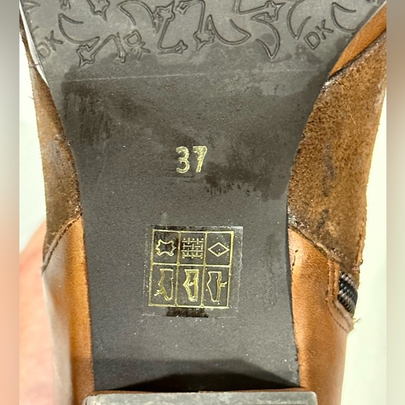 Dorking by Fluchos NWOT Women’s Dalma Brown Leather Ankle Boot - Size 37 - Picture 7 of 11